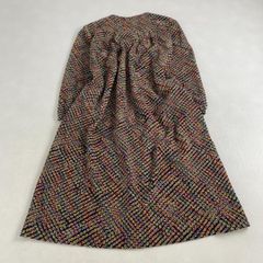 美品 バーニーズニューヨーク シアサッカーAラインワンピース38クール