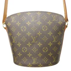 良品 LOUIS VUITTON ルイヴィトン モノグラム ドルーオ ショルダー クロスボディ バッグ ヴィンテージ ビンテージ M51290 レディース 古着 中古 USED