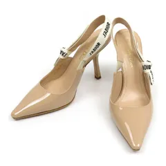 ディオール J'Adior スリングバック パンプス レディース ベージュ Dior【中古】 【アパレル・小物】