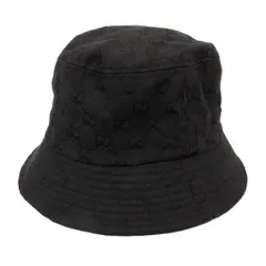 グッチ GG バケットハット ユニセックス ブラック GUCCI【中古】 【アパレル・小物】