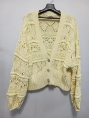 ZARA イェロー ニットカーディガン