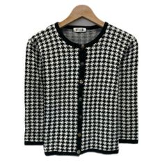 イナ様専用】ISSEY MIYAKE リネン混 Vネック カーディガンサイズ2
