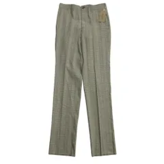 未使用 10ss COMME des GARCONS HOMME PLUS コムデギャルソンオムプリュス チェック パンツ スラックス ラメ XS グレー メンズ 古着 中古 USED
