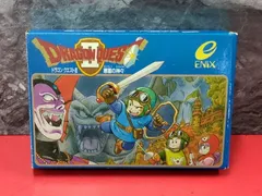 ドラゴンクエストII　ファミコン　ソフト　箱説シール付き　エニックス　ファミリーコンピュータ