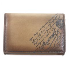 ✨極美品✨ ベルルッティ 名刺入れ カリグラフィ スクリットレザー