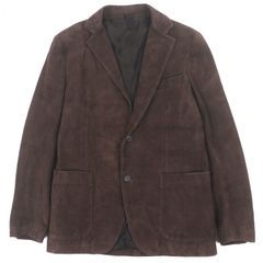 美品▼TAGLIATORE タリアトーレ ASI20-03 CARSON 羊革 ラムレザー スウェードレザー ロゴ入りボタン シングルジャケット テーラードジャケット ダークブラウン 46 イタリア製 正規品 メンズ 美品▽TAGLIATORE タリアトーレ ASI20-03 CARSON 羊革 ラムレザー