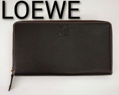 LOEWE ロエベ アナグラム 長財布 ネイビー ギャランティー付 
