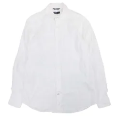 美品 DANIEL CREMIEUX ダニエルクレミュ リネン ボタンダウン シャツ カットソー トップス 長袖 S 白 ホワイト メンズ 古着 中古 USEDのサムネイル