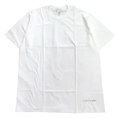 未使用 22ss Yohji Yamamoto FEMME ヨウジヤマモト ファム シグネチャーロゴ Tシャツ カットソー 半袖 4 ホワイト メンズ レディース 古着 中古 USEDのサムネイル