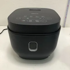 YAMAZEN マイコン炊飯ジャー YJP-DM102(B) 2024年製 ブラック 5.5合炊き 炊飯器 訳あり 内釜変形あり 一人暮らし 新生活 260507-1Tのサムネイル