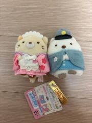 警察限定 すみっコぐらし POLICEぬいぐるみ とかげ ぺんぎん？ 新品未