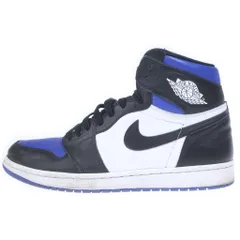 NIKE (ナイキ) AIR JODAN 1 RETRO HIGH OG エアジョーダン レトロ ハイカットスニーカー ブルー/ブラック US10.5/28.5cm 555088-041
