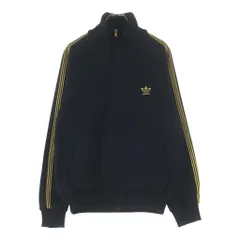 adidas (アディダス) 80S VINTAGE ヴィンテージ 西ドイツ デサント ジャージ トラックジャケット ブラック TAD-7A