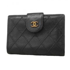 シャネル　ビコローレ　財布　CHANEL キャビアスキン シャネル(Chanel) シャネル 財布 ビコローレ キャビアスキン ブラック