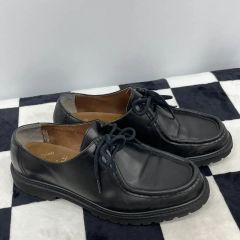 美品】KLEMAN クレマン チロリアンシューズ 40 黒 ブラック レザー