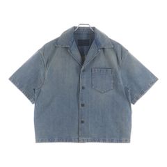 新品 PRADA プラダ デニム ボーリングシャツ 半袖 Sサイズ - メルカリ