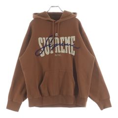裏起毛 スウェットパーカー ブラウン Supreme 2022年春夏 - メルカリ