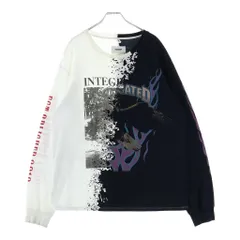 doublet (ダブレット) 17SS BONDING OPAL PRINT LONG SLEEVE ボンディング ロングスリーブ 長袖カットソー ブラックホワイトのサムネイル
