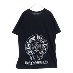 早い者勝ち！【即発/ホノルル限定】クロムハーツ ホースシュー 半袖 Tシャツ クロムハーツ ホノルル限定 バックホースシューTシャツ 半袖 ハワイ 未