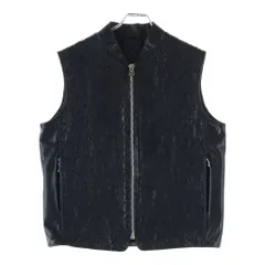 CHROME HEARTS (クロムハーツ) PAPA パパ セメタリークロスパッチレザーベスト ブラックのサムネイル