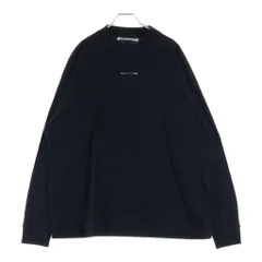 1017 ALYX 9SM (アリクス) Front Logo Print Long-Sleeved T-shirt フロントロゴプリント長袖Tシャツ ブラックのサムネイル