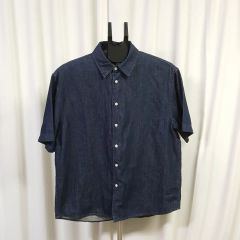 ARMANI COLLEZIONI☆リネン100%半袖シャツ パイピング 黒 M - メルカリ