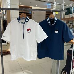 Eve Re:Smile Polo ポロ ネイビー×サクラ Mサイズ - メルカリ