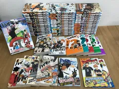 ★ハイキュー!!　全巻 1～45巻・33.5巻＋関連本多数＋15巻DVD付限定版　【計60冊＋DVD】　コミックセット《BV07D》