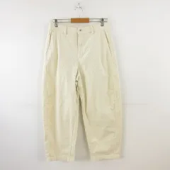 ユニクロ UNIQLO コントワーデコトニエ コラボ コーデュロイ パンツ ロング オフホワイト 白 XL *A226
