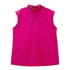 【新品未使用タグ付き】 CPG GOLF モックネック　ノースリーブ　ピンク 新品未使用タグ付き】 CPG GOLF モックネック ノースリーブ ピンク