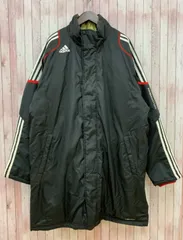 アディダス adidas CLIMAPROOF ベンチコート 中綿 L ブラック 黒 MK335   メンズ