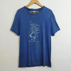 80s 90s PEANUTS ピーナッツ Tシャツ 半袖 ガゼット フロント スヌーピー コットン 古着 VINTAGE ブルー系 L D872
