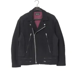 2022AW■UNDERCOVERISM アンダーカバーイズム 後SWEAT切替 ライダース ジャケット サイズ3 シングルライダース ブランド古着【中古】20260430/RA9246のサムネイル