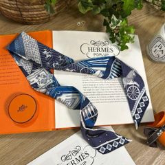 HERMESエルメス ツイリー ビンガタ シルクスカーフ 和柄 琉球紅型