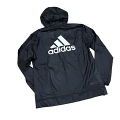 【新品】adidas D2M ビッグロゴ ウーブンジャケット ブラック OT フルジップ