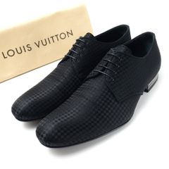 暇暇人様専用】未使用級✨LOUIS VUITTONダミエレザーシューズブラック