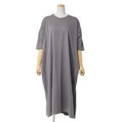 08sircus ゼロエイトサーカス Lotus cross jersey crew long dress / ロータスクロス ジャージー クルーロングドレス ワンピース サイズ0 カットソーワンピース ブランド古着【中古】20260501/RA9126のサムネイル