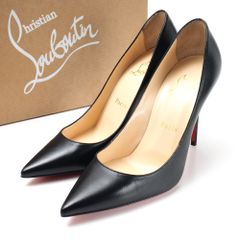 ChristianLouboutinルブタン黒パンプス レッドソール24.5cm - メルカリ