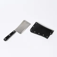 極美品 CHROME HEARTS クロムハーツ MEAT CLEAVER 包丁 ZWILLING ツヴィリング CHプラス フレアニー エボニーウッド 中古 4b013742のサムネイル