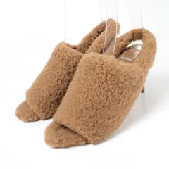 ■美品■MAX MARA マックスマーラ テディ サンダル サイズ36.5 MAX 靴　L イタリア製 ブランド古着【中古】20260402/RA8704のサムネイル