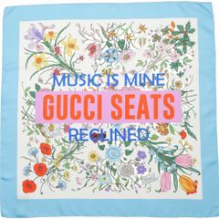 GUCCI ✴︎レア✴︎ミケーレL'Aveugle Par Amour スカーフ - メルカリ
