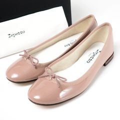 Repetto ピンク バレエシューズ 低ヒール - メルカリ