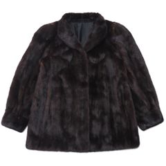 HYDRA FURS ミンク ファーコート ジャケット ブルゾン 毛皮 茶色