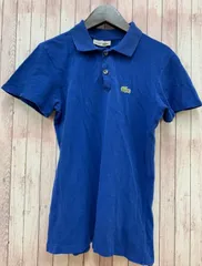ラコステ CHEMISE LACOSTE フレラコ フランス製 ポロシャツ 半袖 ワッペン 青 MK236