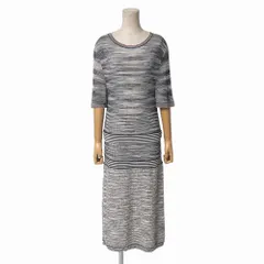 Missoni ミッソーニ ワンピース サイズ46 マルチボーダー ニット ドレス イタリア製 ブランド古着【中古】20260323/RA8665のサムネイル