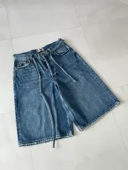ZARA x ルイージ バミューダ デニム パンツ L-XL