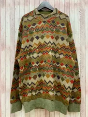 ミッソーニ MISSONI イタリア製 ニット セーター 長袖 総柄 M マルチカラー MK132のサムネイル