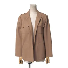 ■美品■ESCADA エスカーダ ジャケット サイズ34 ボタンレス カシミヤ混 イタリア製 ブランド古着【中古】20260309/RA8349のサムネイル