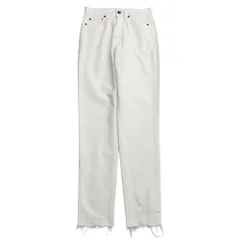 SAINT LAURENT PARIS サンローランパリ デニムパンツ サイズ24 カットオフ ダメージ加工 テーパード ブランド古着【中古】20260309/RA8358のサムネイル