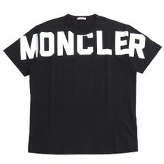 極美品〕モンクレール デカロゴ 黒Tシャツ S 国内正規品 5S105 - メルカリ